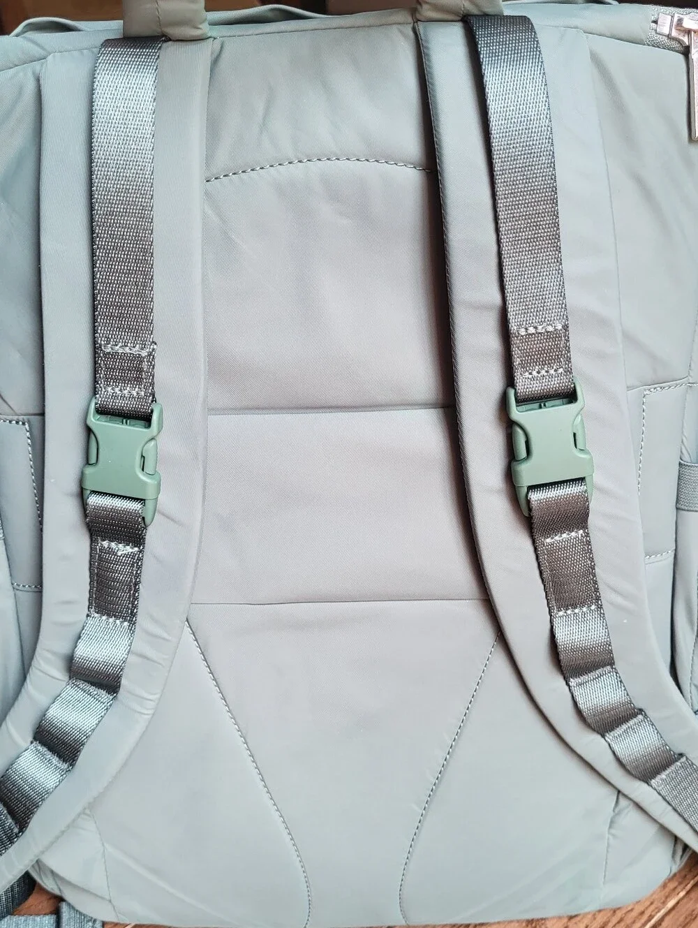 Lululemon Parent Backpack Diaper Bag Set w/ Crossbody Bag & Changing Pad – Green